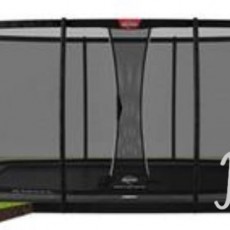 Berg ultim Elite FlatGround 500 + safety net deluxe XL grijs