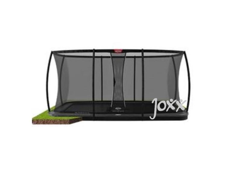 Berg ultim Elite FlatGround 500 + safety net deluxe XL grijs