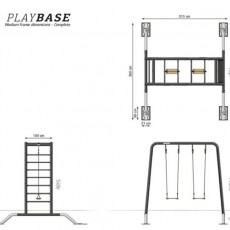 PlayBase afmeting