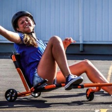 EzyRoller Pro X oranje in actie