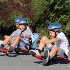 EzyRoller Drifter Pro X Rood in actie