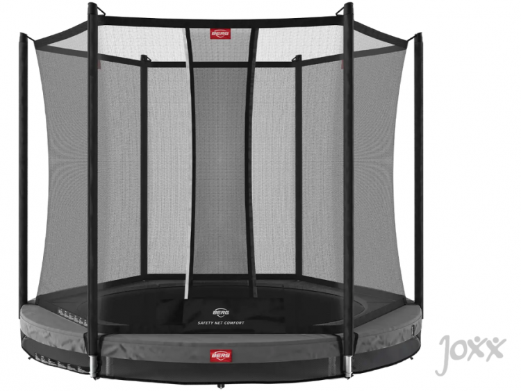 BERG Favorit InGround 200 Grijs + Safety Net Comfort