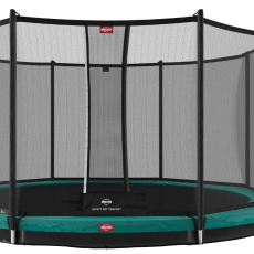 BERG Favorit InGround 380 Groen + Safety Net Comfort