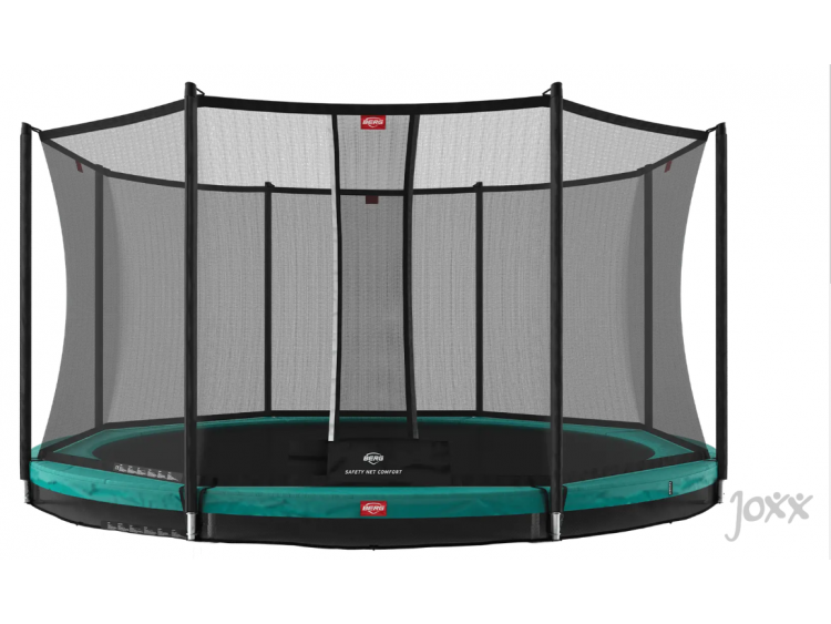 BERG Favorit InGround 380 Groen + Safety Net Comfort