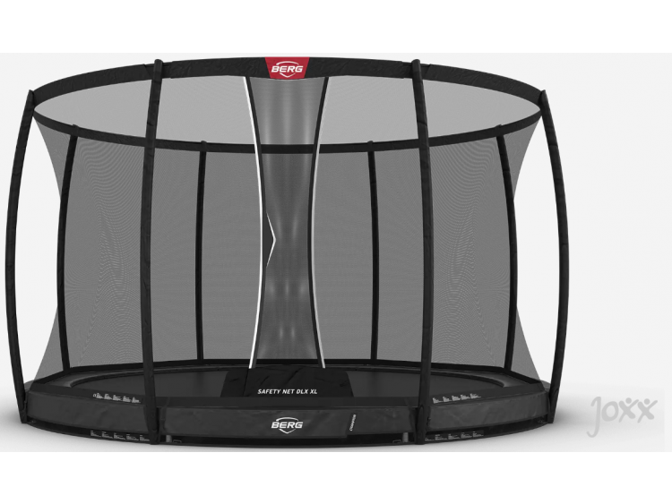 BERG CHAMPION INGROUND 430 GREY + SAFETY NET DLX XL