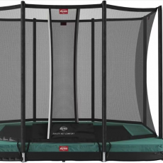 BERG Ultim Favorit InGround 280 Groen + Safety Net Comfort