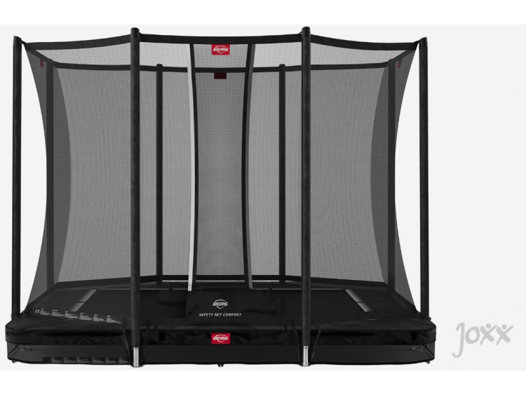 BERG Ultim Favorit InGround 280 Zwart + Safety Net Comfort