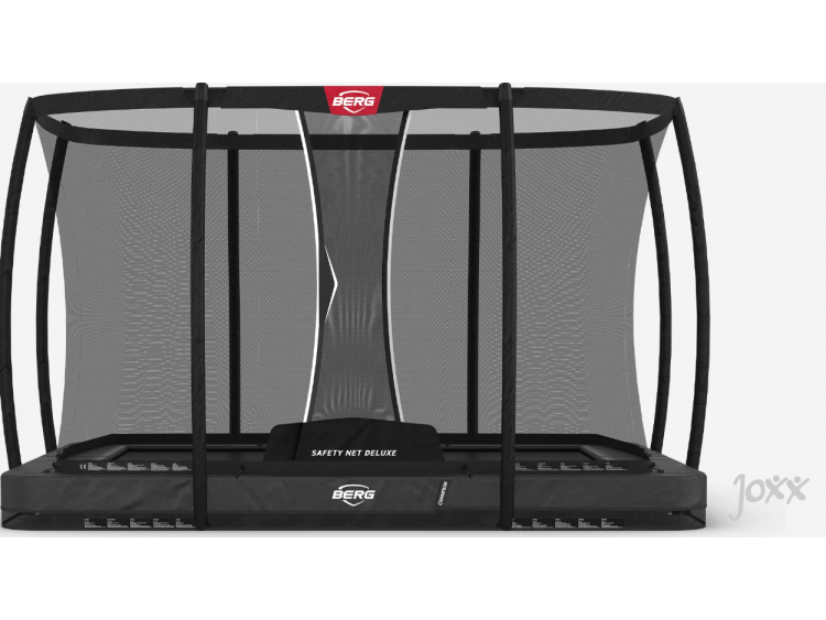 BERG Ultim Champion InGround 330 Grijs + Safety Net Deluxe