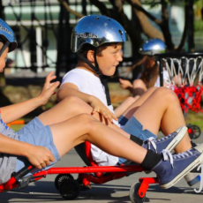 EzyRoller Drifter X blauw - verlengbaar