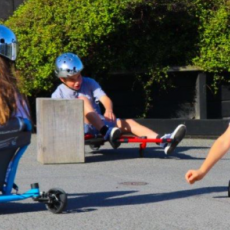 EzyRoller Drifter X blauw - verlengbaar