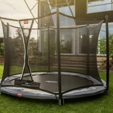 BERG Favorit InGround Grijs + Safety Net Comfort